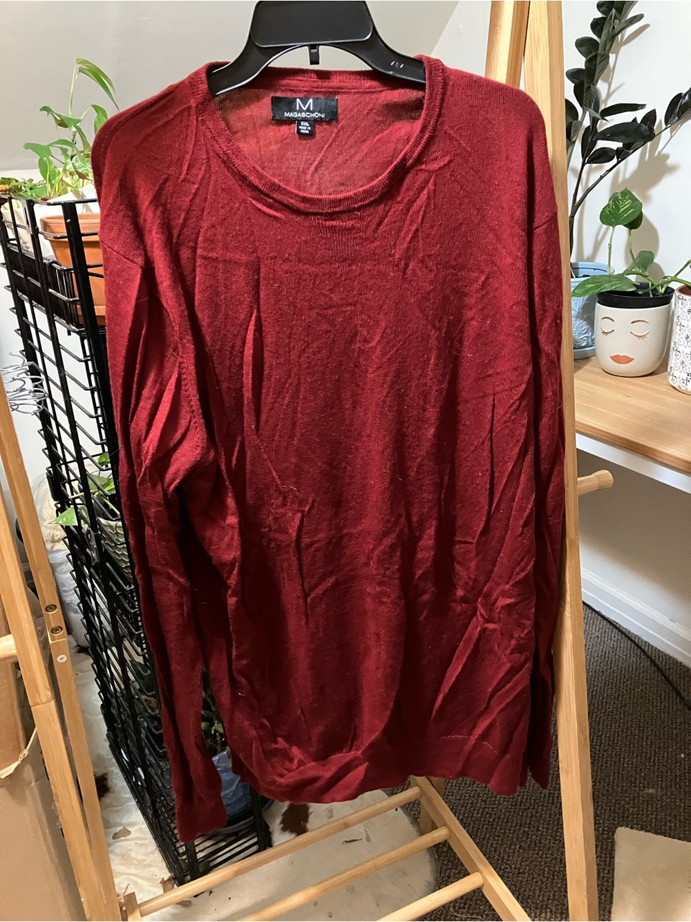 Magaschoni Lightweight Merino Wool Sweater - excellent condition, size XXL